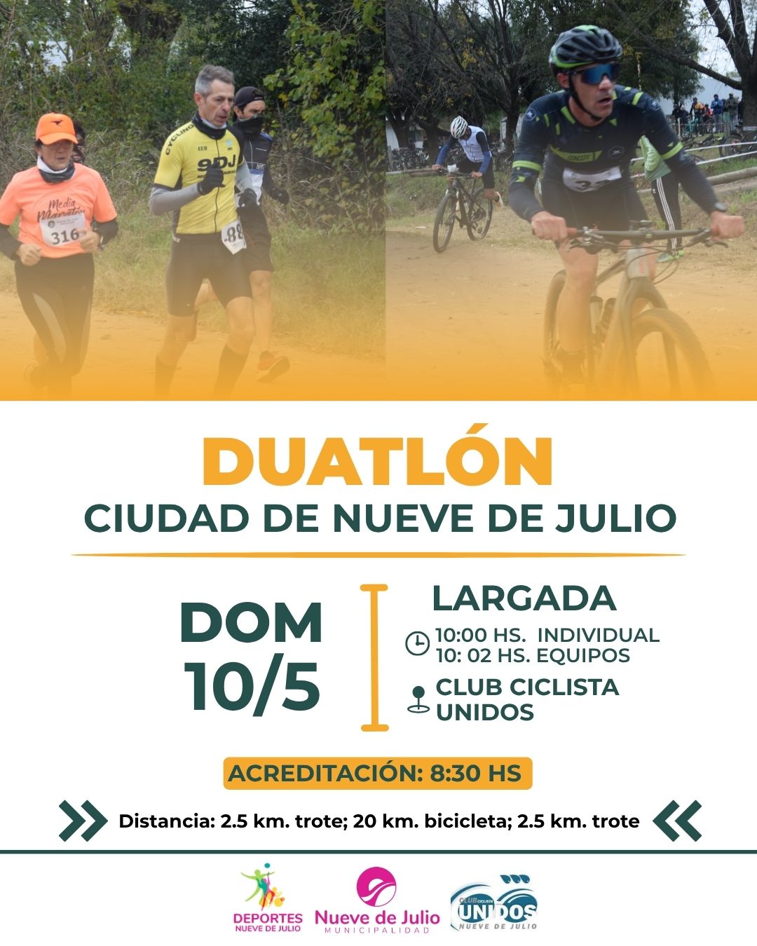Municipalidad 9 de Julio | SE CORRE ESTE DOMINGO EL DUATLÓN “CIUDAD DE ...